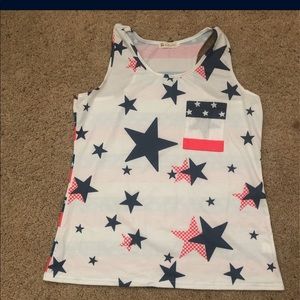 Womens razor back tank